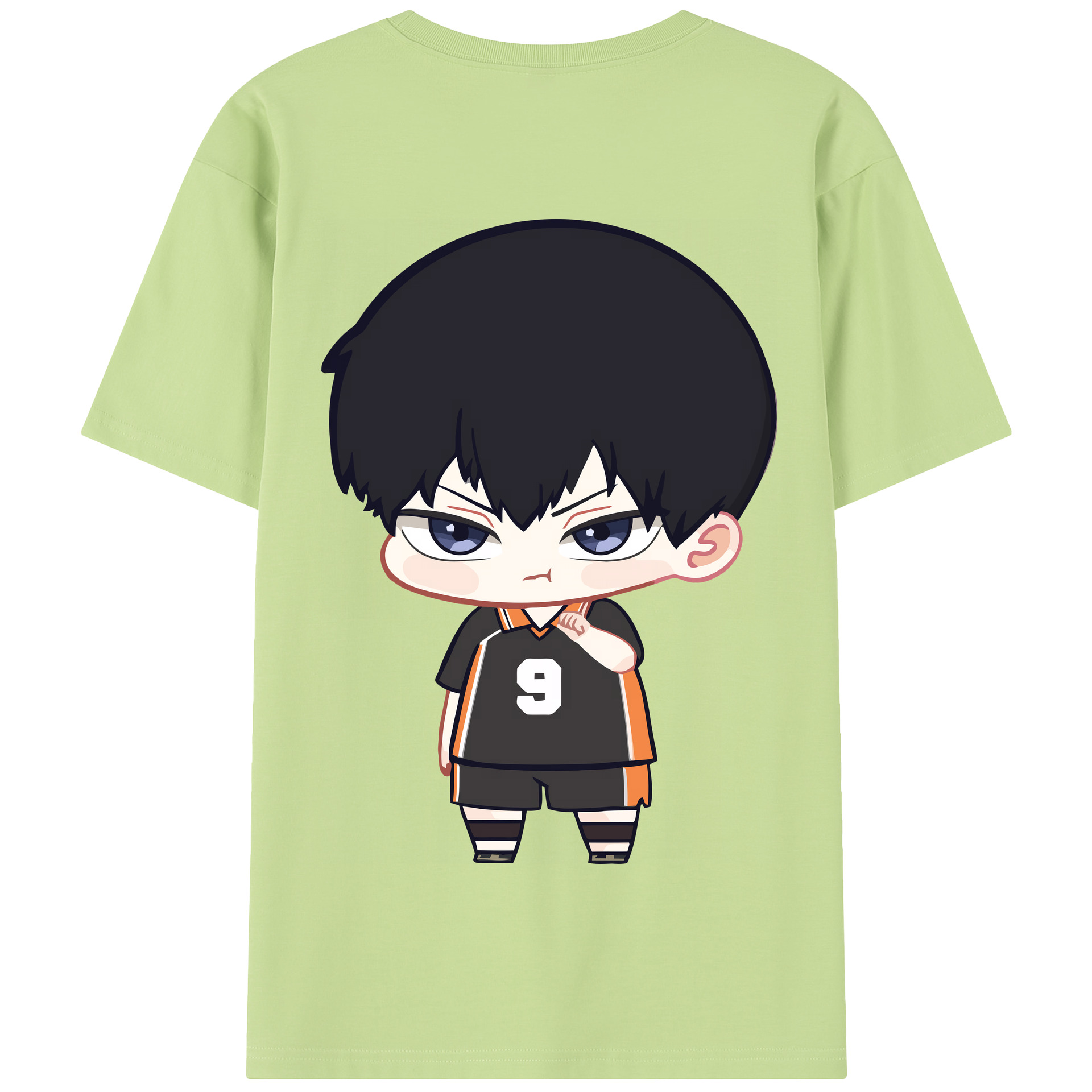 （画像用） ハイキュー!! Haikyu!! 綿100％半袖Tシャツ（背面プリント）